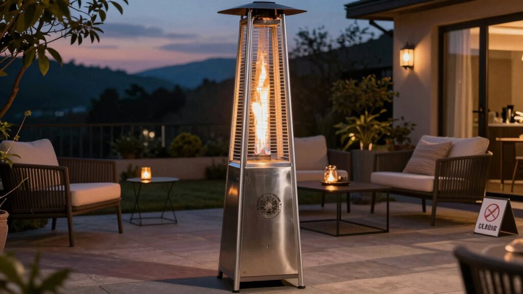 patio heater fuel safety