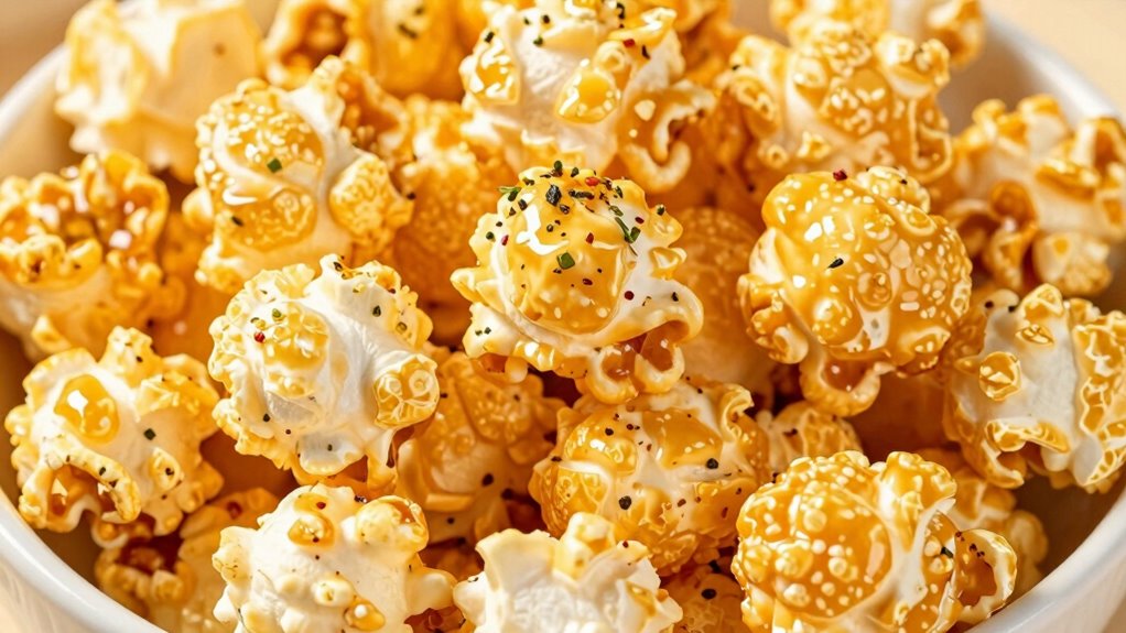 perfect glaze for crispy popcorn