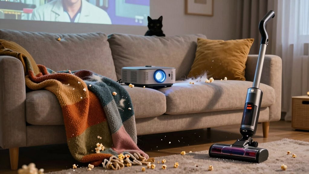 pet hair movie distraction