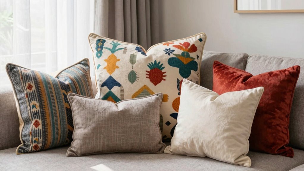pillow size influences decor