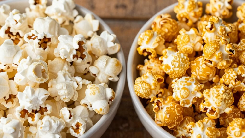 popcorn calorie content comparison