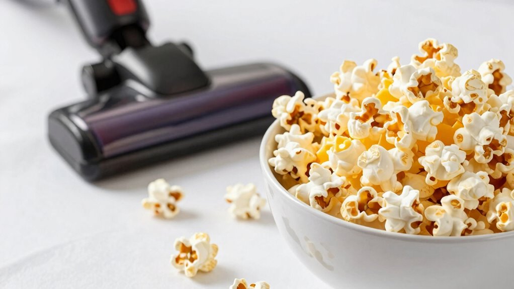 popcorn crumbs create frustration