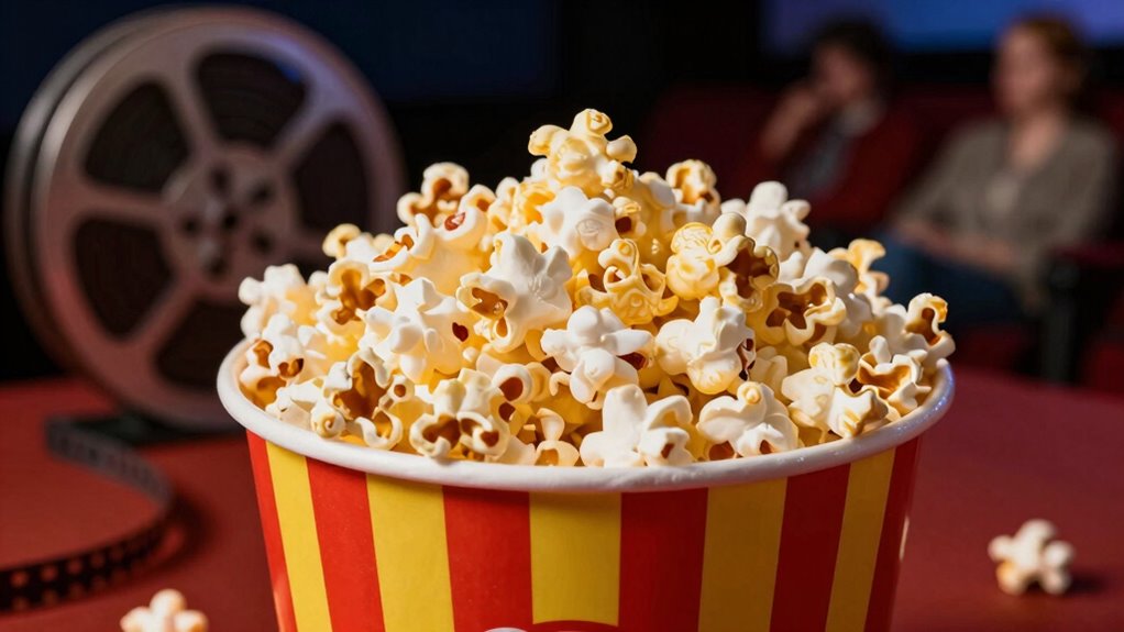 popcorn enhances cinematic experience