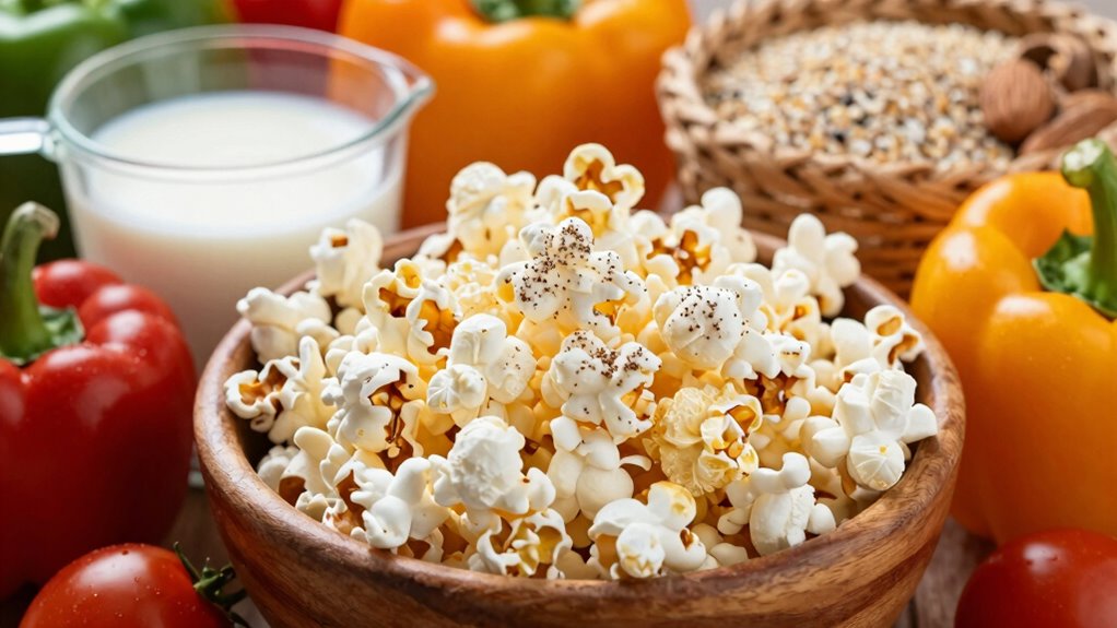 popcorn topping nutrition guide