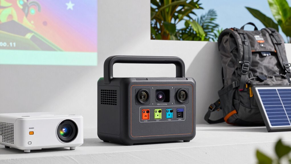 portable projector power considerations