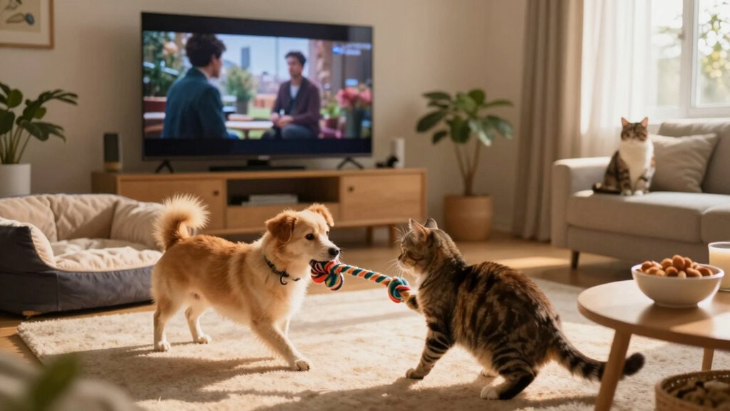 pre movie exercise for pets