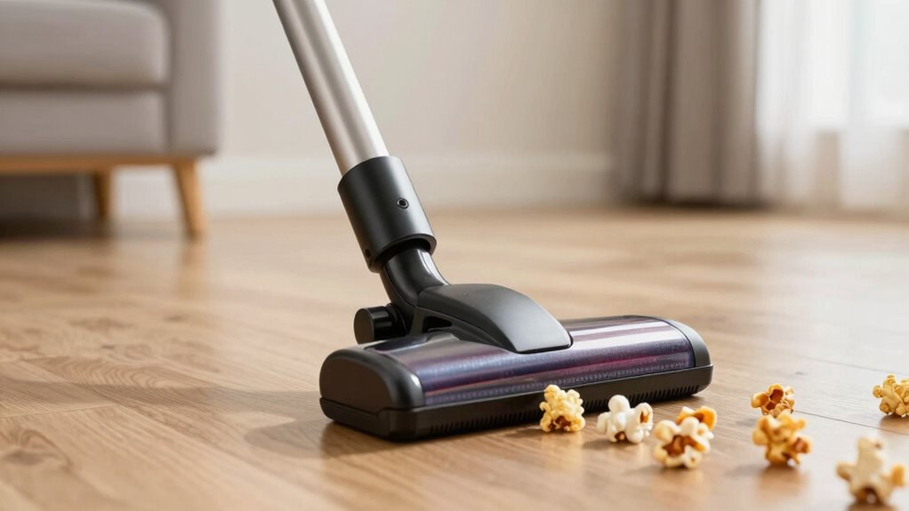 prepare space for vacuuming