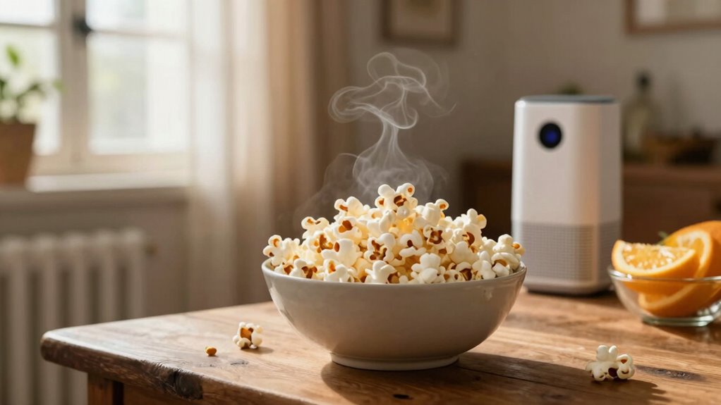 prevent lingering popcorn smell