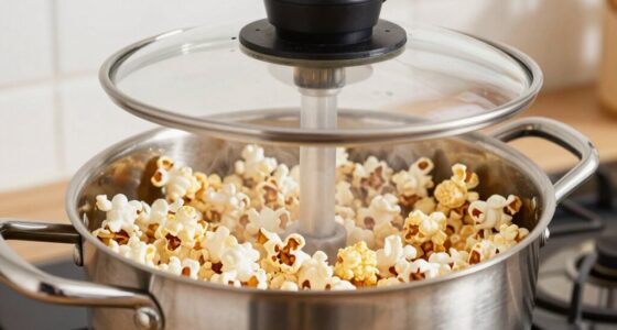 prevent popcorn burning automatically