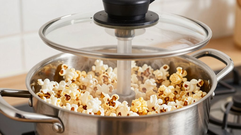 prevent popcorn burning automatically
