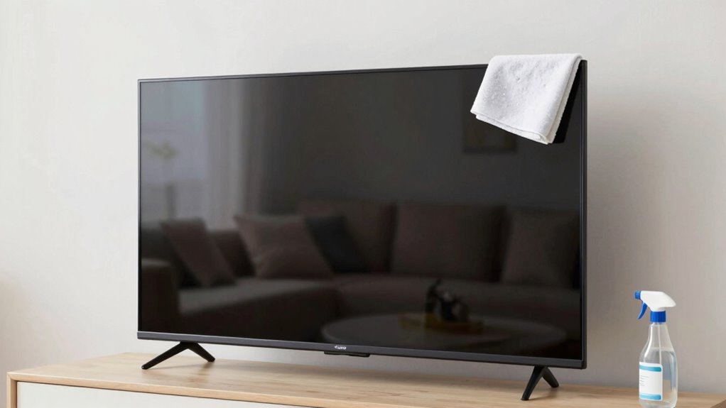 pristine tv screen maintenance