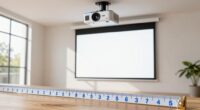 projector setup distance calculations