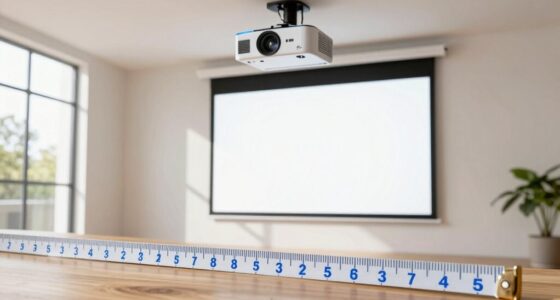 projector setup distance calculations