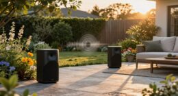 proper speaker placement outdoors