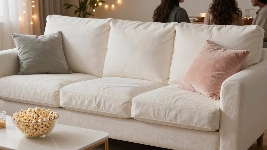 protective stylish white couch covers