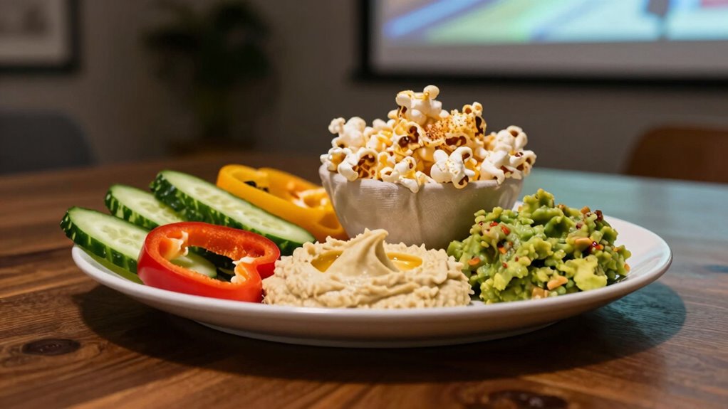 quiet movie night snacks