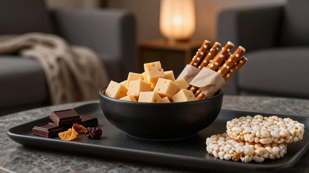 quiet satisfying snack choices