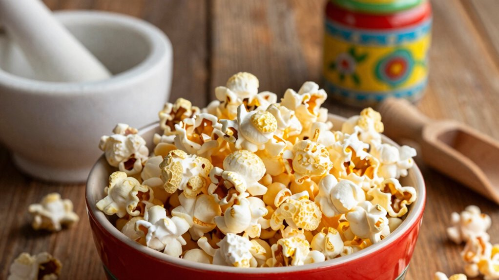 recycle leftover popcorn kernels