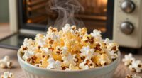 reheat for crispy popcorn