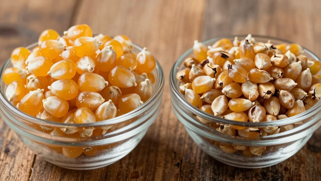 rehydrate kernels for better popping