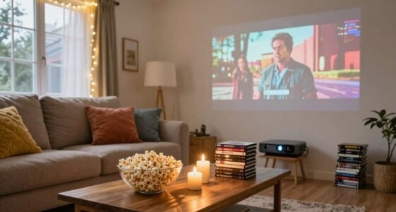 relaxing movie night planning