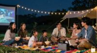 respectful outdoor movie viewing