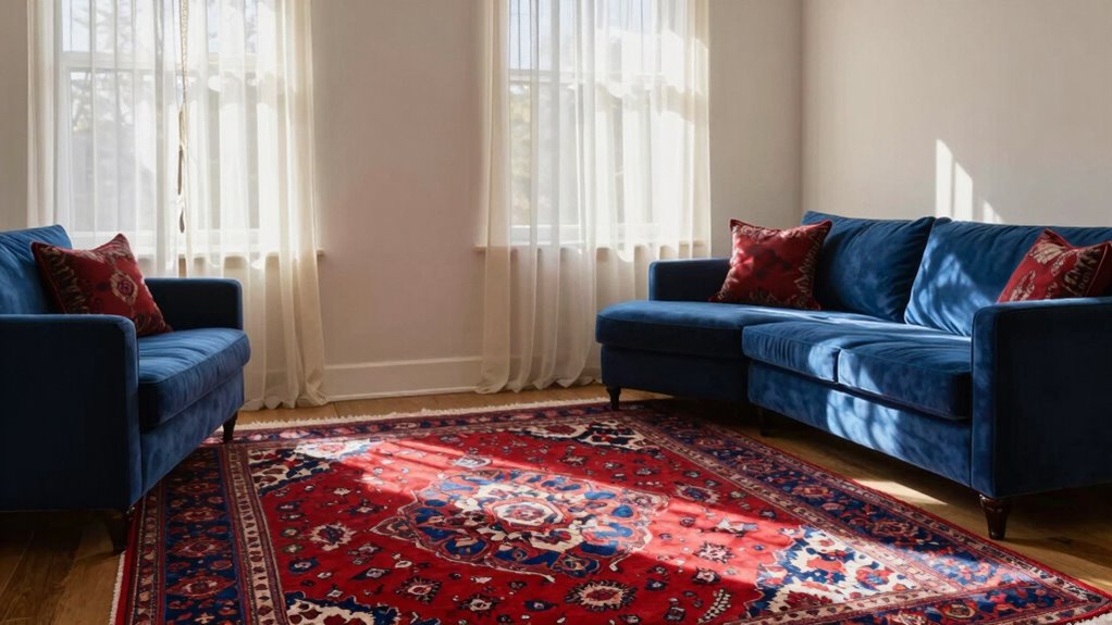 rug and curtain acoustics optimization