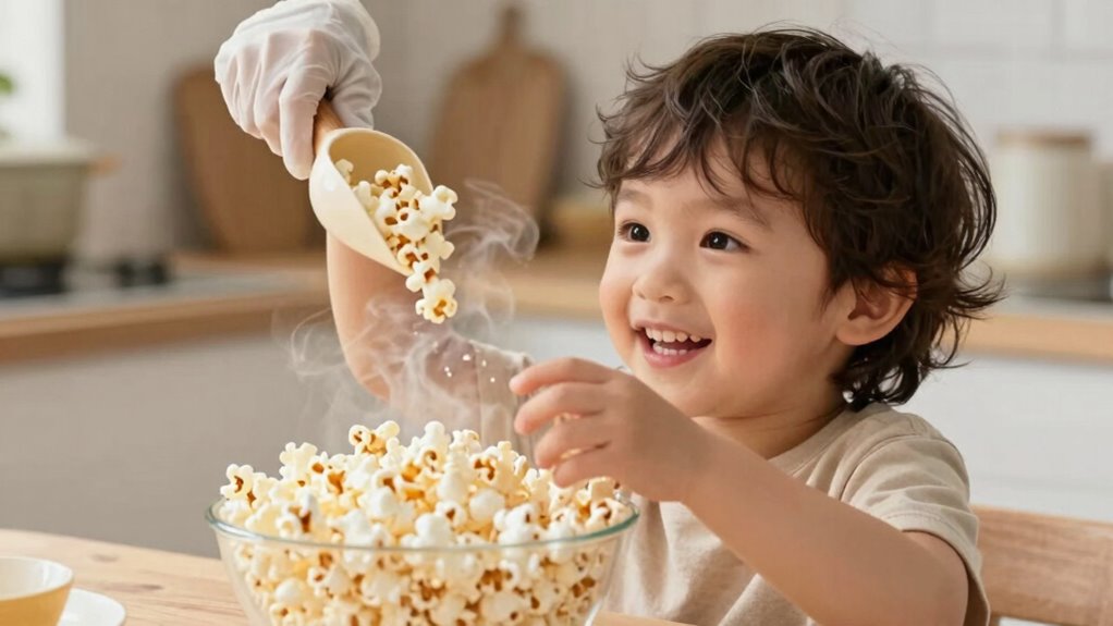 safe healthy popcorn preparation