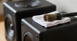 safe speaker dusting techniques