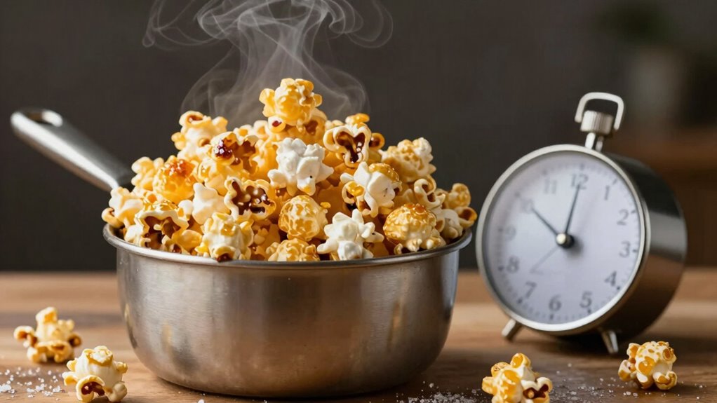 safe sweet popcorn technique