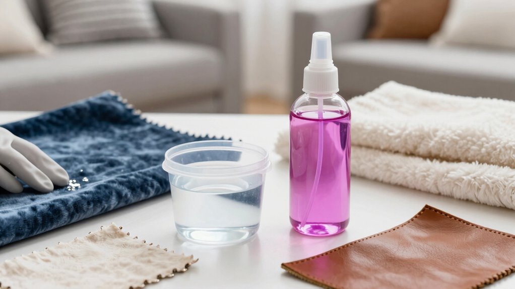 safe upholstery cleaner testing