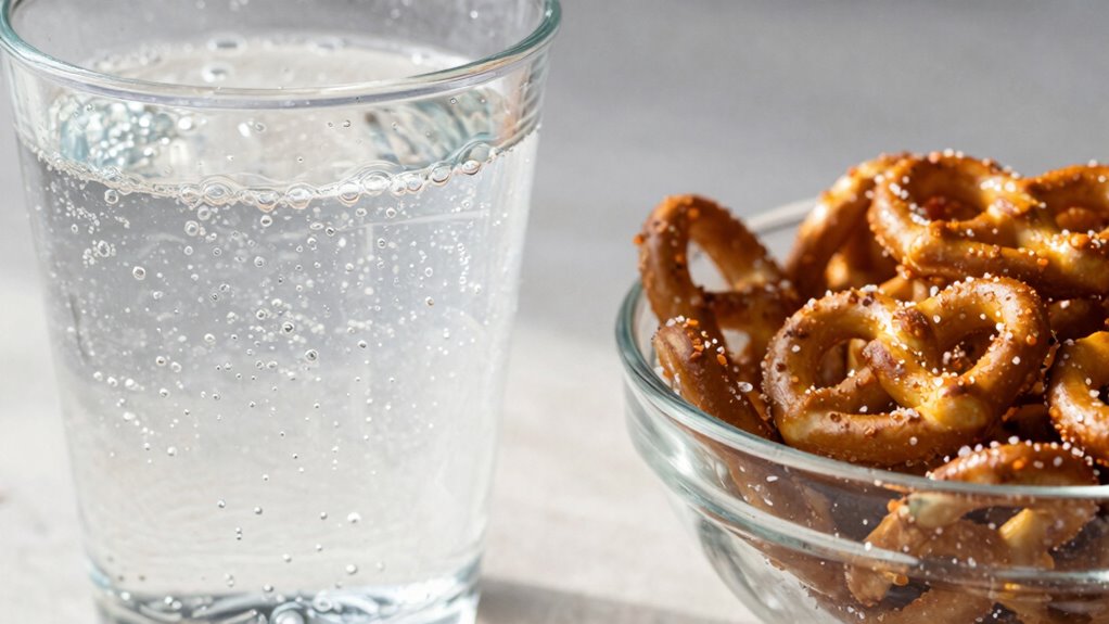 salty snacks enhance beverage flavors