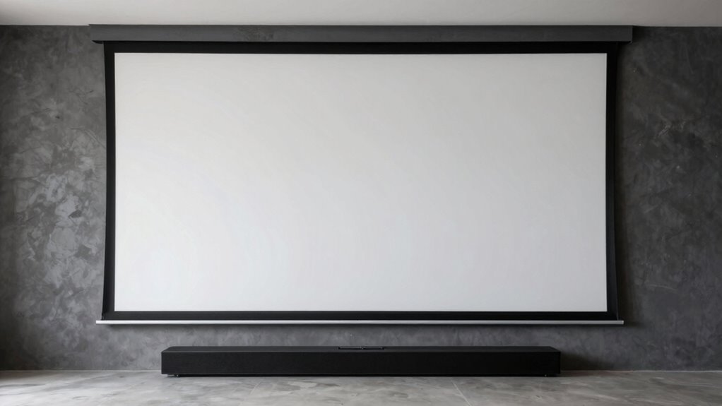 screen material and acoustics