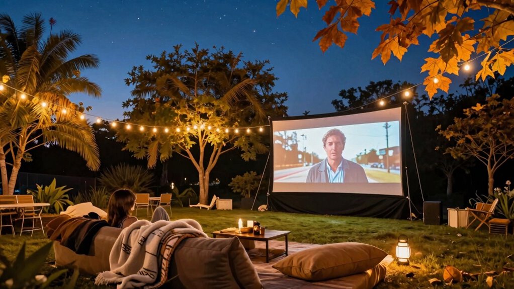 seasonal outdoor movie planning