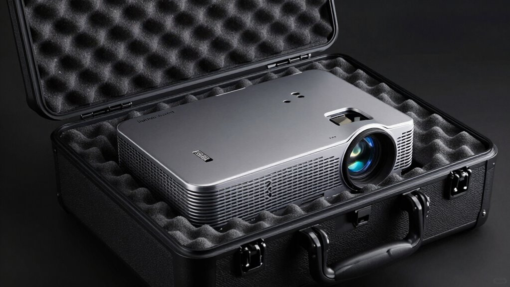 secure adjustable projector cases