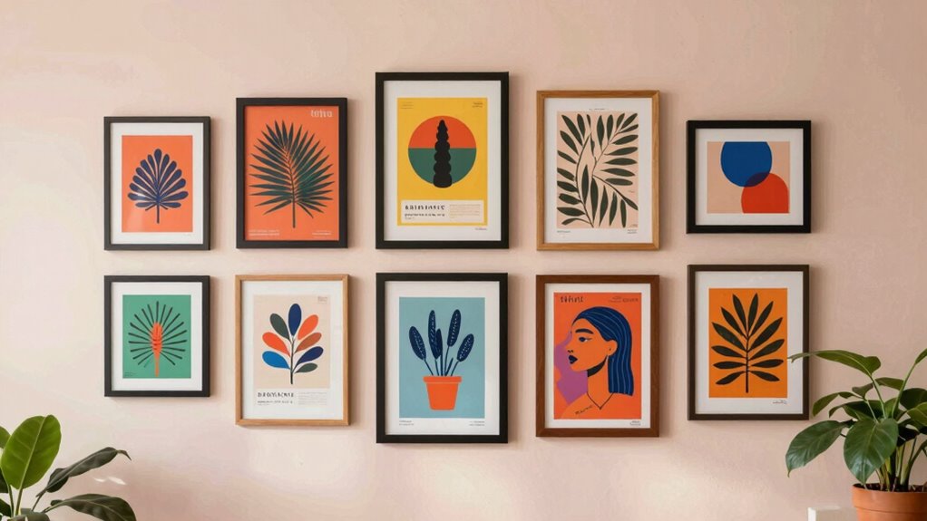 selecting frames for posters