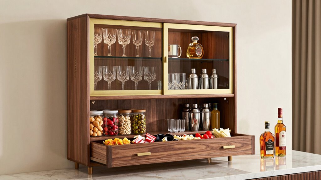 selecting functional bar cabinets