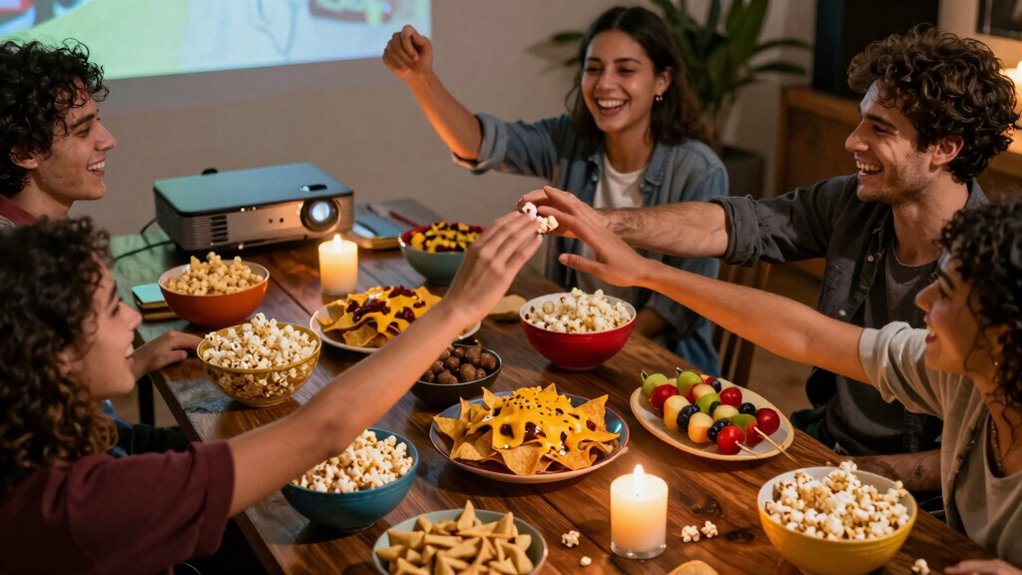 shareable movie night snacks