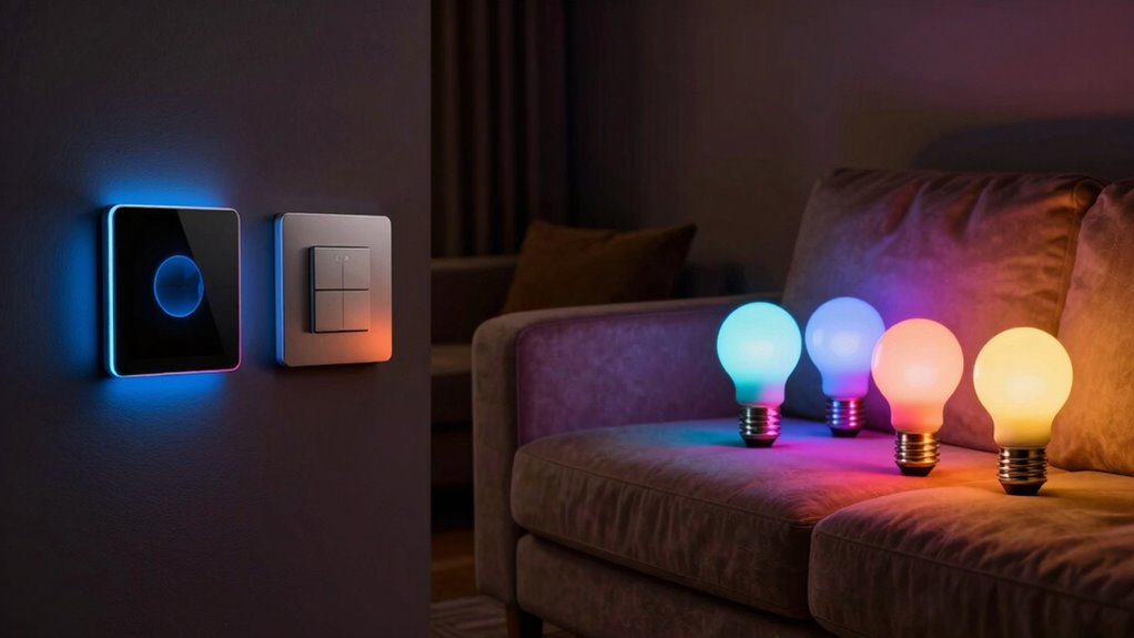 smart switches or bulbs