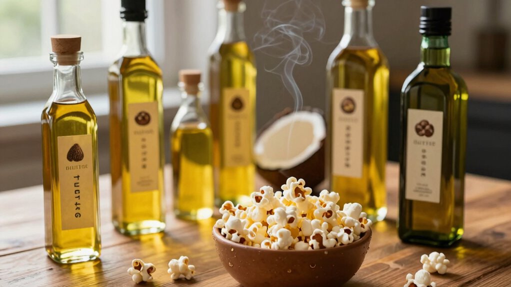 smoke points impact popcorn flavor