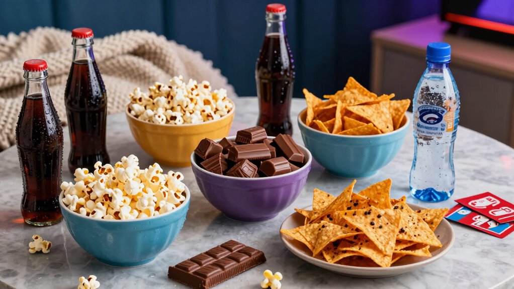 snack and beverage variety