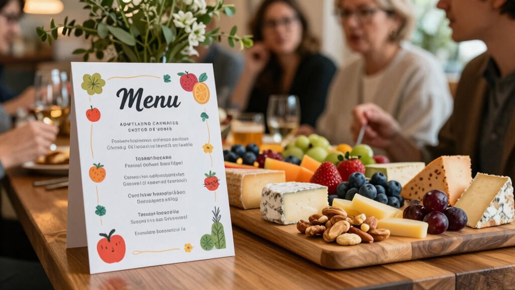 snack menu enhances gatherings