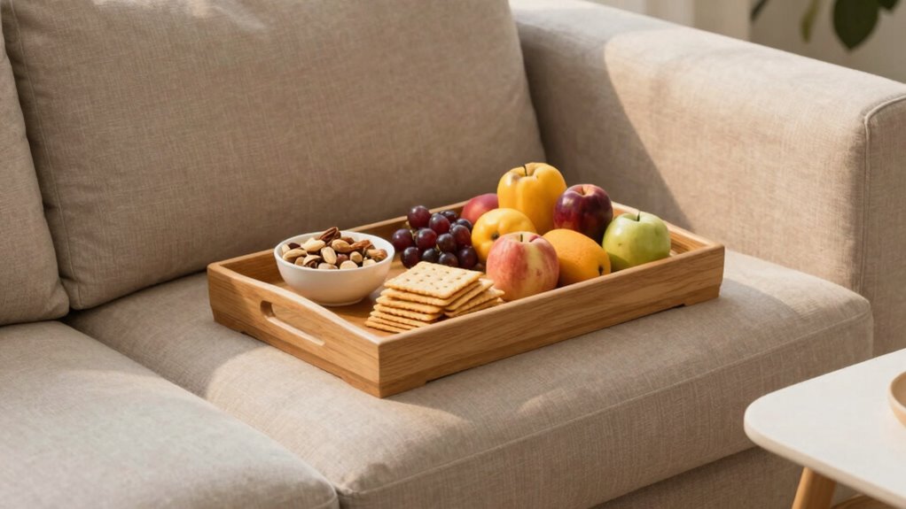 snack trays for organization