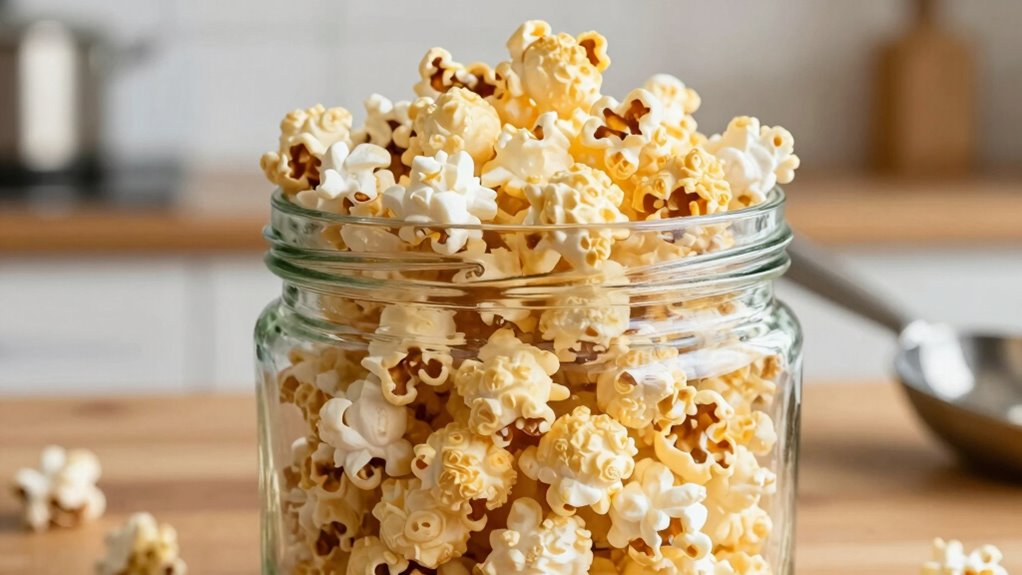 store popcorn in airtight dry container