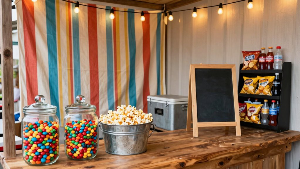 strategic snack stand setup