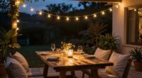 string lights glare reduction