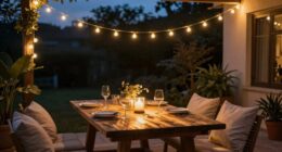 string lights glare reduction
