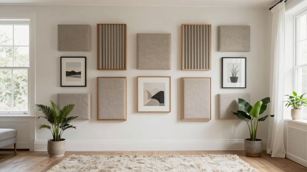 stylish acoustic panel placement