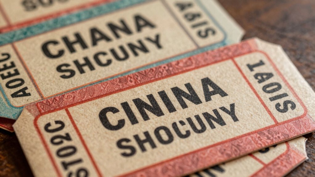 stylish personalized ticket presentation