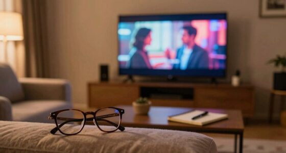 subtitles reduce eye strain